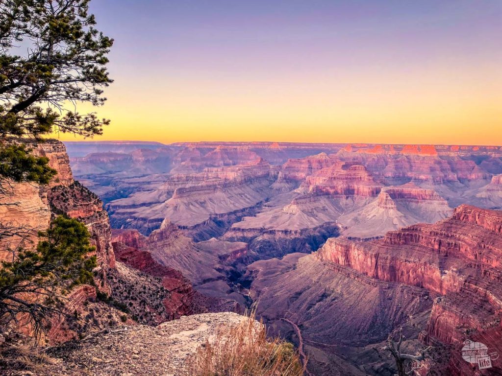 You can find a great spot for sunset just about anywhere in the Grand Canyon.