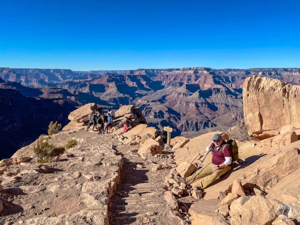 Ooh-Aah point along the South Kaibab Trail in Grand Canyon.