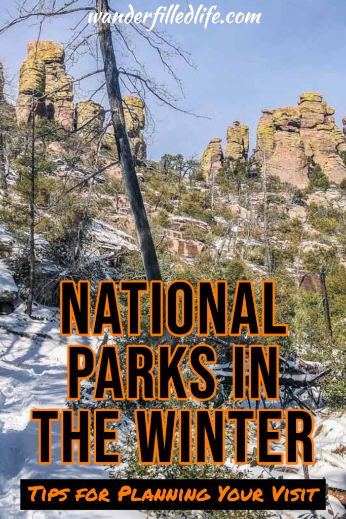 Visiting national parks in the winter requires a bit of research and flexibility but offers a chance for snowy landscapes and fewer crowds.