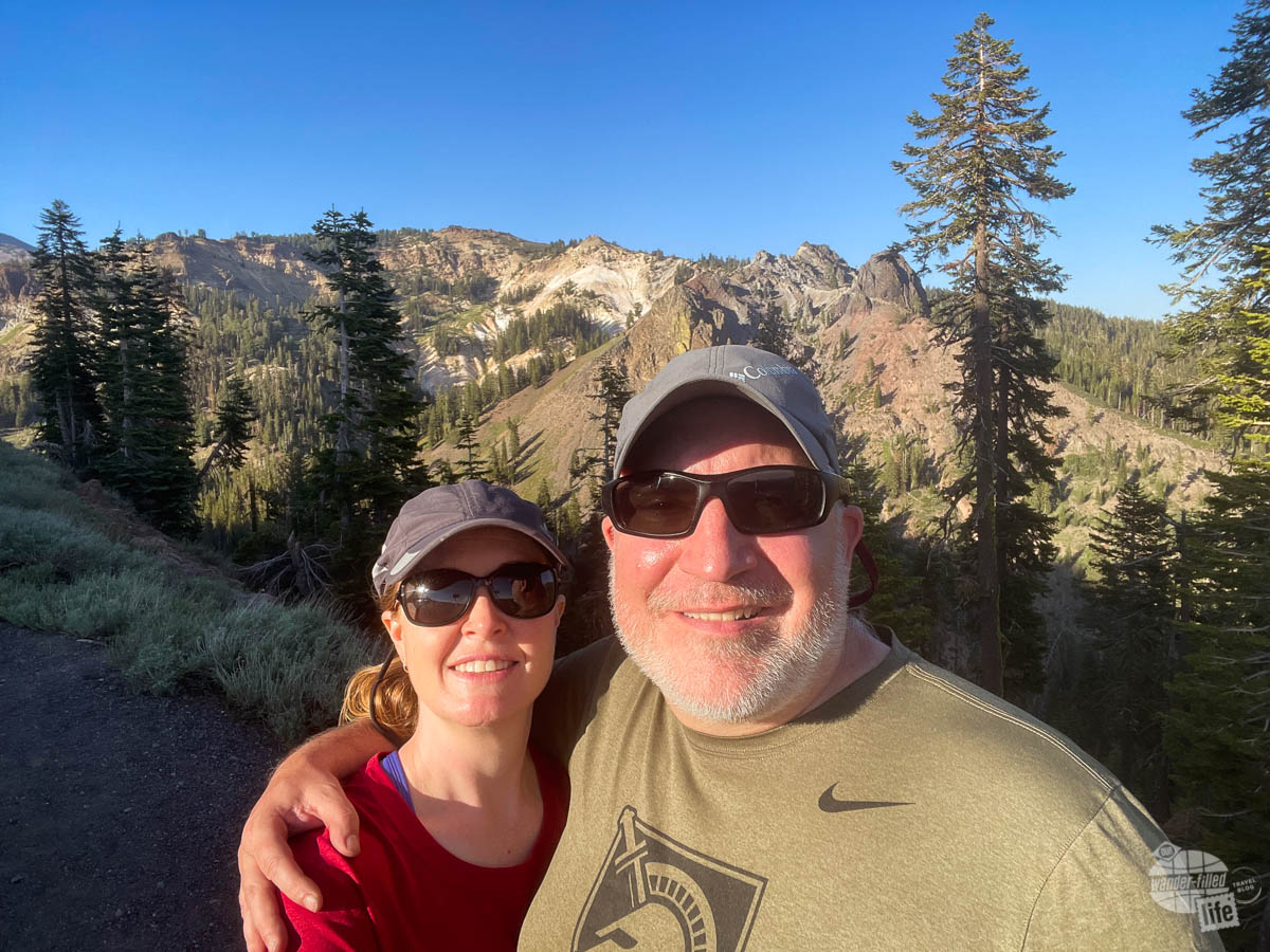 Grant and Bonnie at Lassen Volcanic National Park.