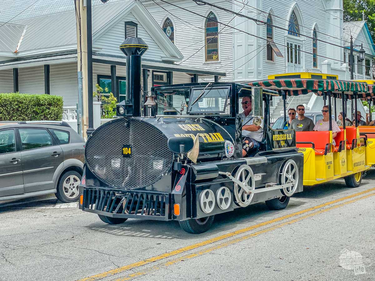 The Conch Tour Train is a great way to start your day in Key West.