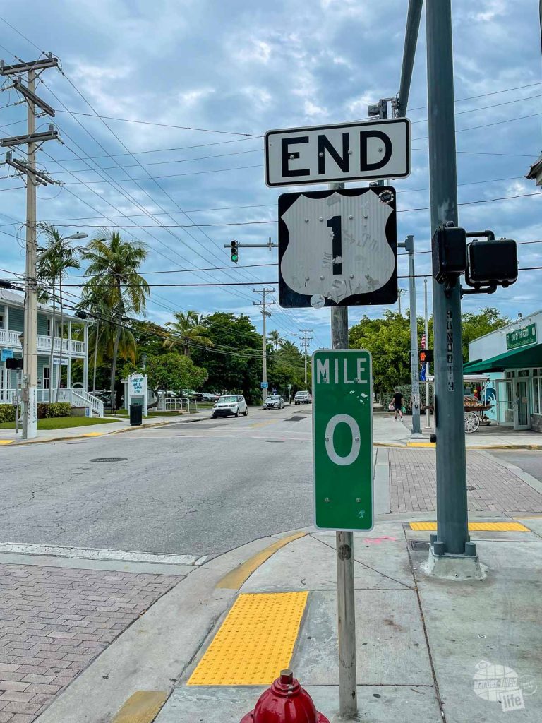 US 1 Mile Marker 0 in Key West