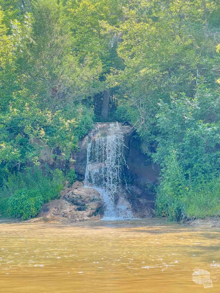 A waterfall along the Niobrara River.